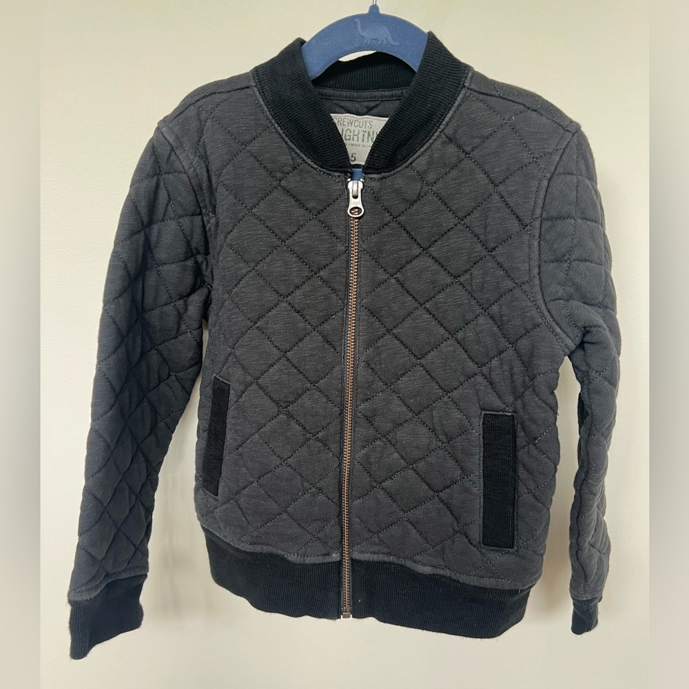Crewcuts Cotton Bomber Jacket. Boys. Size 4-5. Excellent condition.